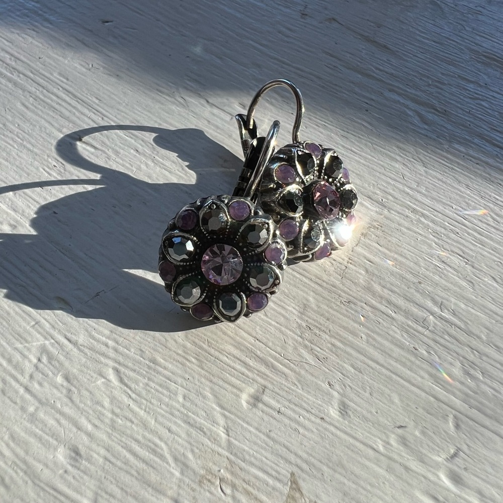 Mariana Drop Hoop Earrings